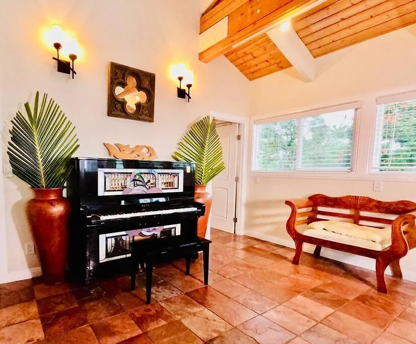 Vila Private Waterfalls , Massive Big Island Estate, Ocean Views , Unbelievable Location Hakalau USA